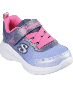 Skechers Girls Trainer Sole Swifters Cutie Walk Navy/Hot Pink