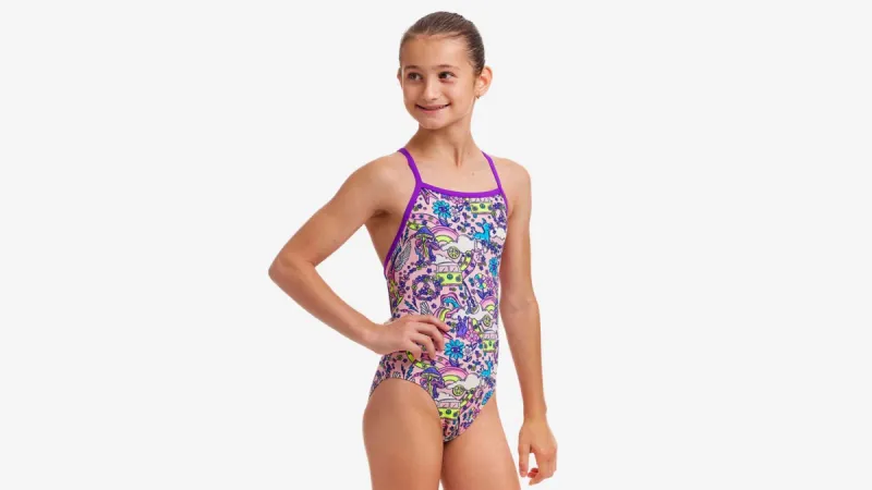 FUNKITA GIRLS TIE ME TIGHT ONE PIECE SWIMMING COSTUME DONKEY DOLL