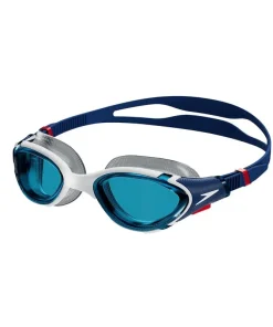 SPEEDO SENIOR  BIOFUSE 2.0 SWIMMING  GOGGLES - BLUE/WHITE