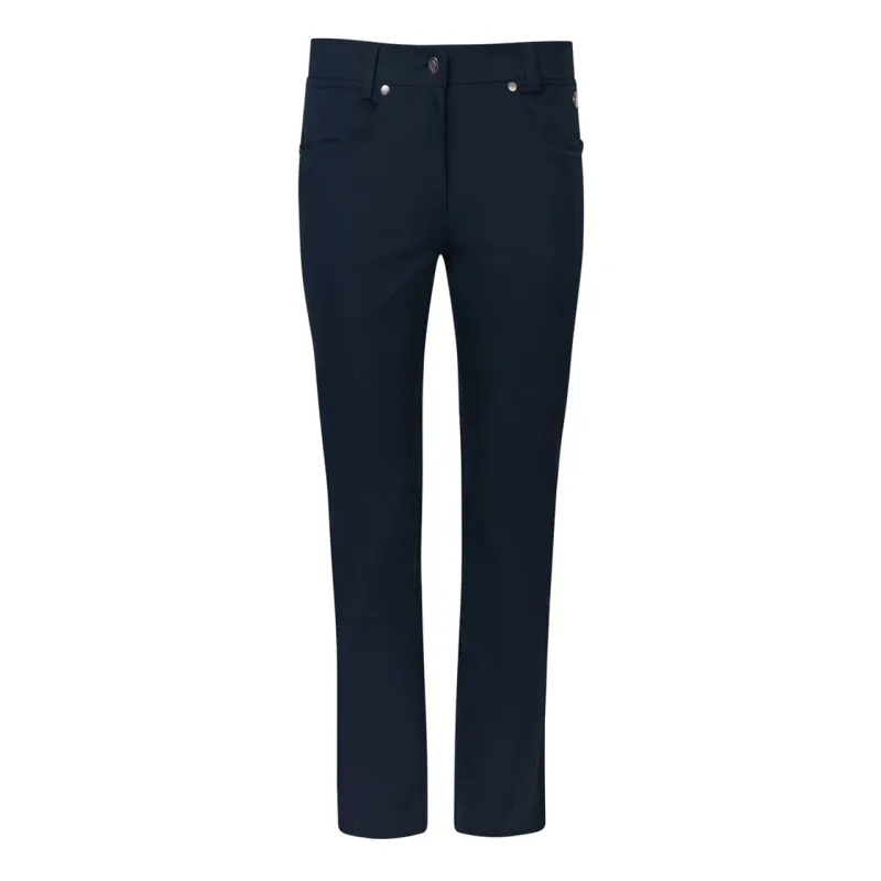PURE GOLF BERNIE LINED TROUSER 27' NAVY