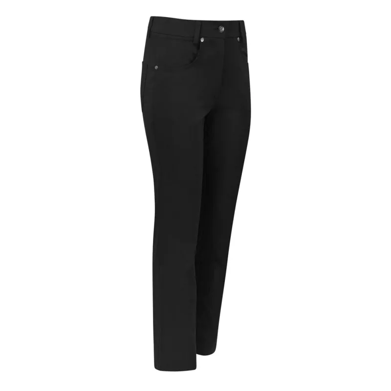 PURE GOLF BERNIE LINED TROUSER 29' BLACK - Image 2