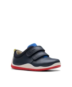 Clarks Boys Shoe Noodle Fun T Navy/Red