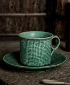 Heirloom Ceramic Coffee Cup Set