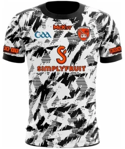McKeever Youth Jersey Armagh GAA Official Goalkeeper 24/25 White/Black