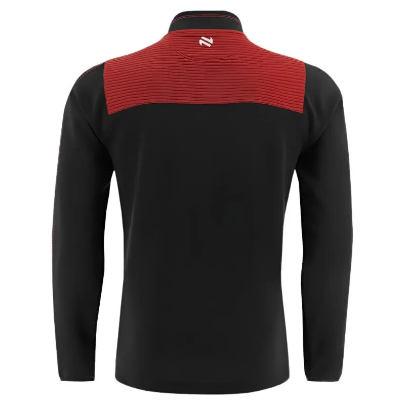 O'Neills Kids Top Down GAA Dynamo 244 Hybrid 1/2 Zip Black/Red - Image 2