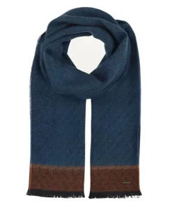Bugatti Mens Scarf 630314 Navy