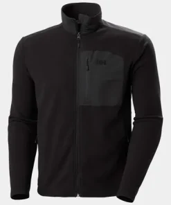 HELLY HANSEN MENS DAYBREAKER BLOCK MICROFLEECE JACKET BLACK