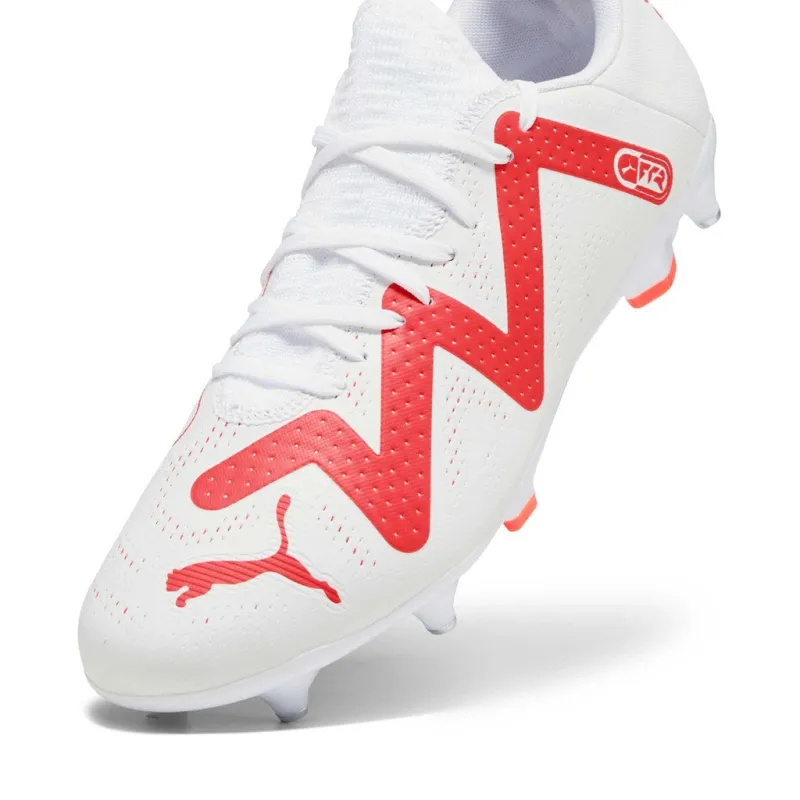 PUMA FUTURE PLAY MxSG FOOTBALL BOOT WHITE-FIRE/ORCHID - Image 3