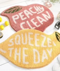 Fruit Pun Flocking Floor Mats