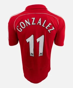 2006-08 Liverpool Home Shirt Gonzalez 11 [Good] L