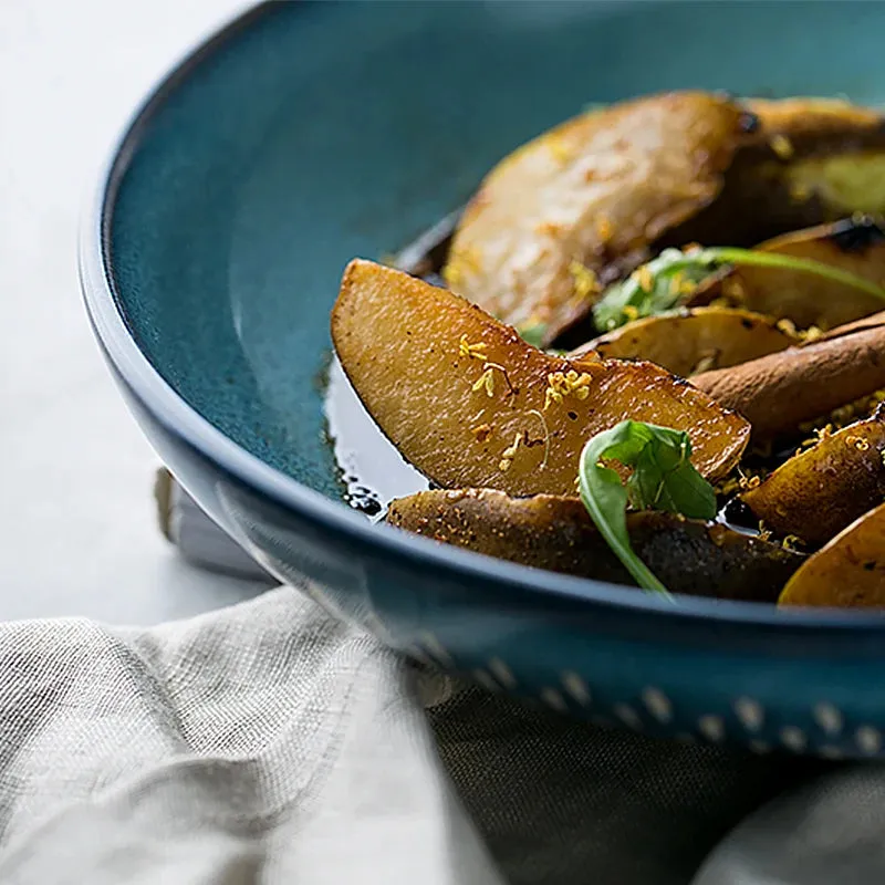 Kiln Blue Ceramic Drift Bowl - Image 2