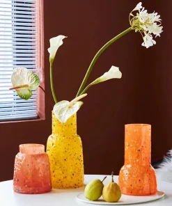 Confetti Pop Textured Glass Vase