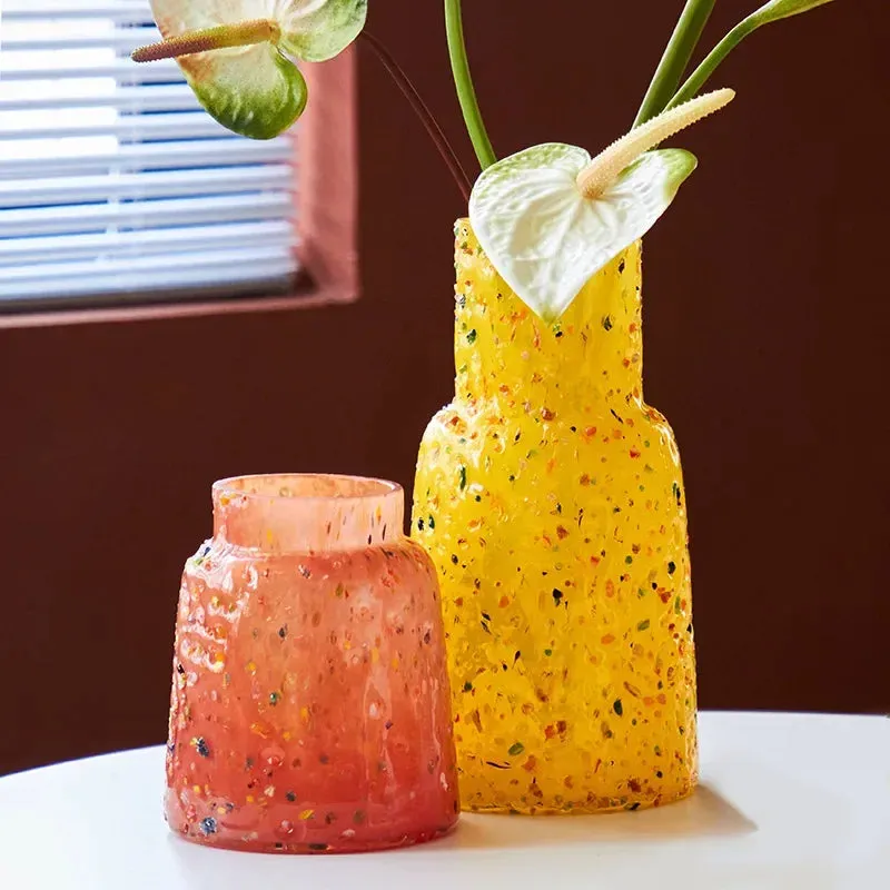 Confetti Pop Textured Glass Vase - Image 2