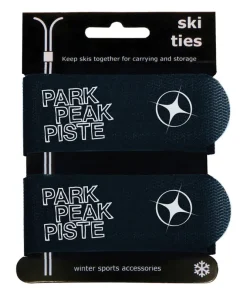 MANBI JUMBO SKI TIES PAIRS BLACK