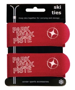 MANBI JUMBO SKI TIES PAIRS RED