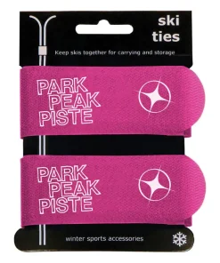 MANBI JUMBO SKI TIES PAIRS PINK