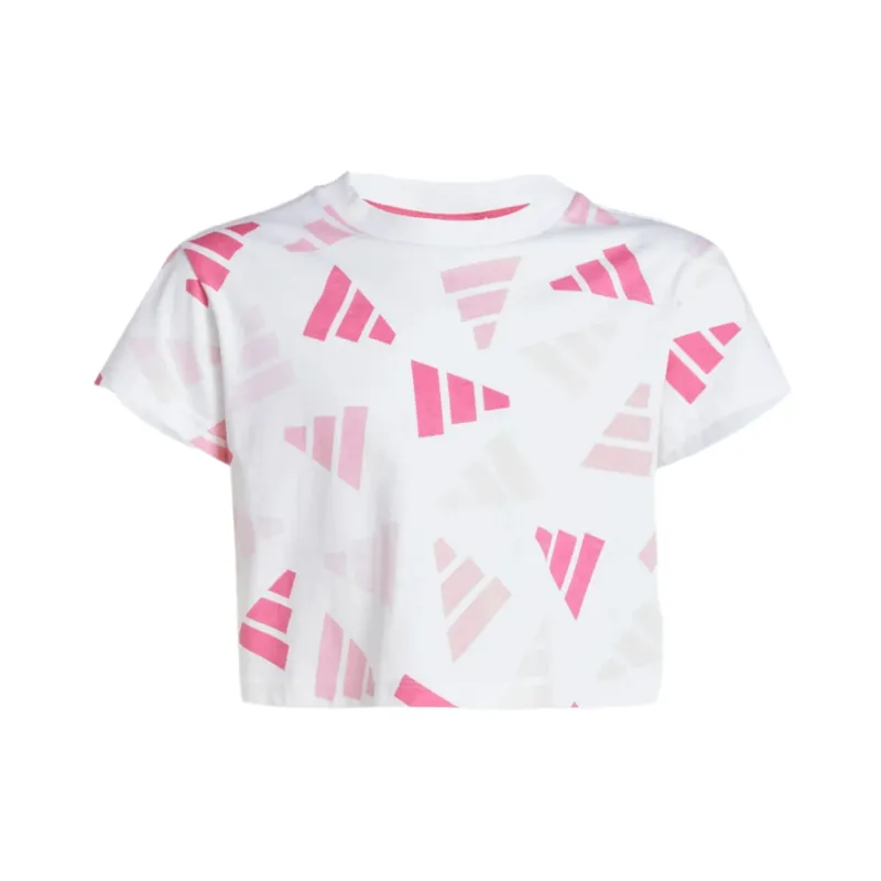 Adidas Junior Girls T-Shirt JC7710 White