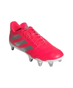 Adidas Adults Boots Kakari SG Rugby Lucid Red/Silver Metallic/Cloud White