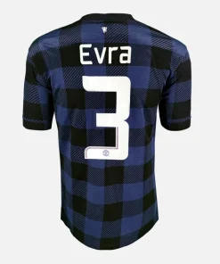 2013-14 Manchester United Away Shirt Evra 3 [Perfect] XL