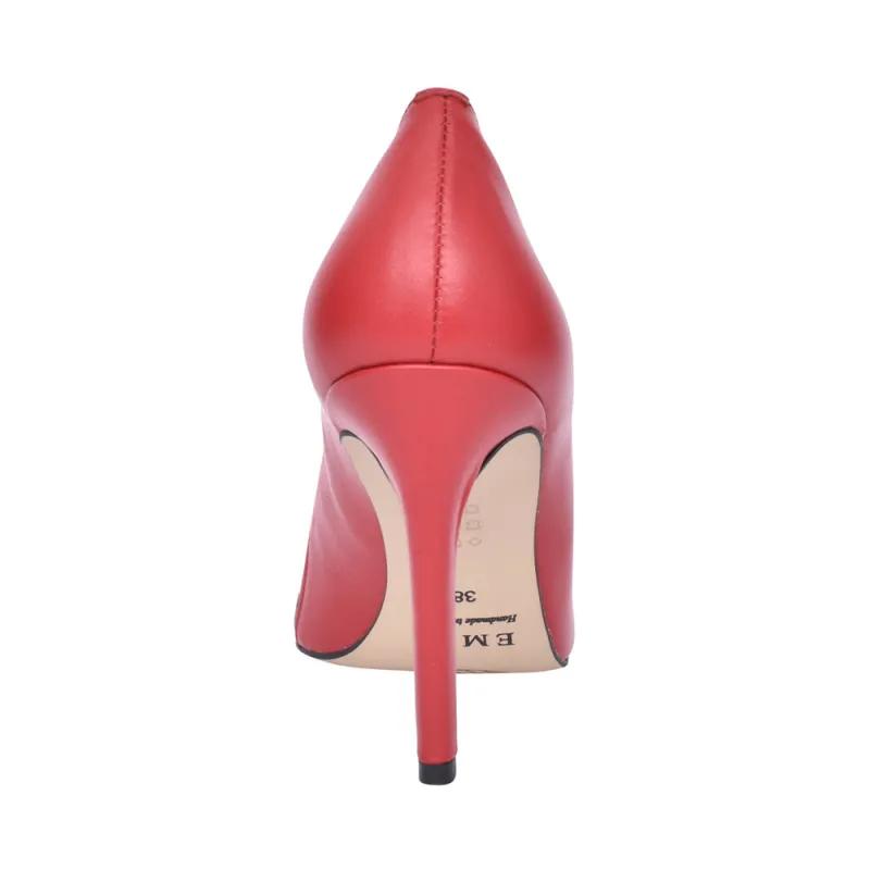 Emis Womens Shoe 8335 Red/Leopard - Image 2