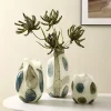 Forest Pebble Glass Flower Vase