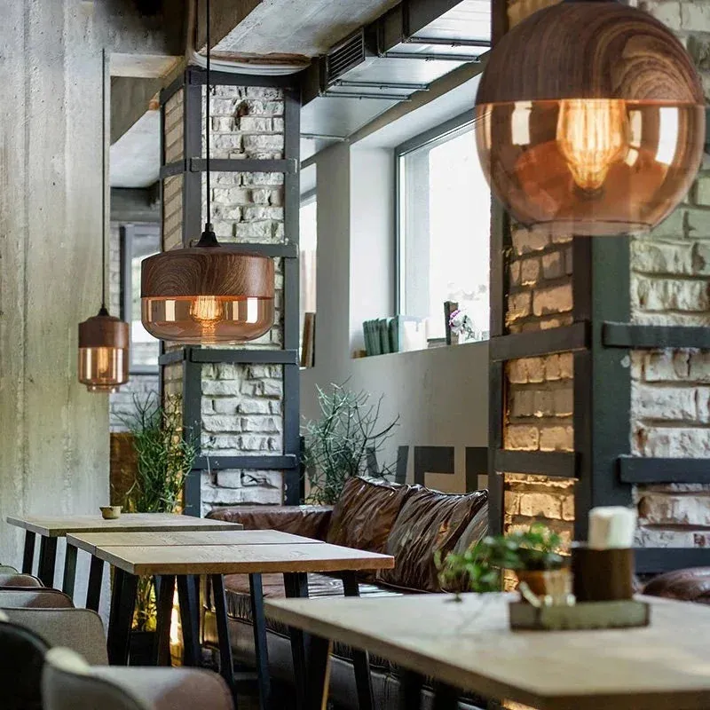 Woodcrest Glass Pendant Light Collection - Image 2