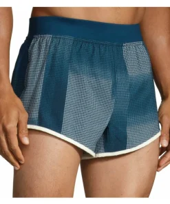 Brooks Sherpa 3 Inch Split Mens Running Shorts - Blue