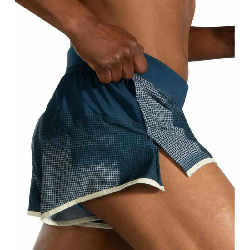 Brooks Sherpa 3 Inch Split Mens Running Shorts - Blue - Image 3
