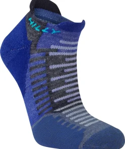 Hilly Active Socklet Running Socks - Blue