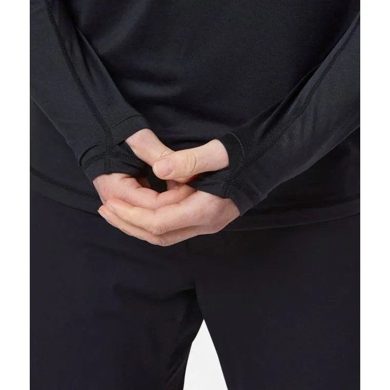 Gym+Coffee Mens Relentless Long Sleeve Tee Black - Image 3