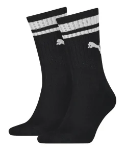 PUMA CREW HERITAGE STRIPE SOCK BLACK/WHITE