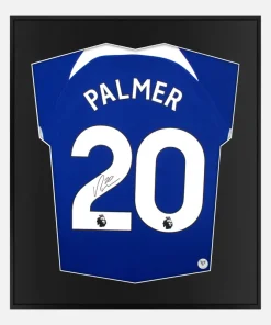 Framed Palmer Signed Shirt, Number 20, Chelsea Home [Lite]