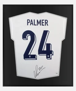 Framed Palmer Signed Shirt, England Euro 2024 Final [Lite]