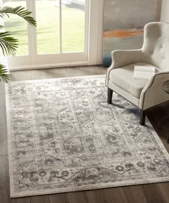 Dakota Tiled Border Area Rug