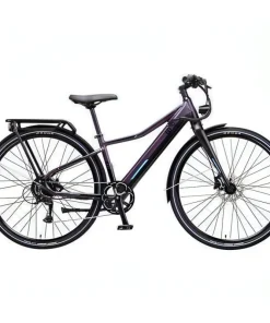 Ezego Commute INT Unisex Electric Hybrid Bike - Purple