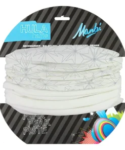 MANBI HULA HALFIE PATTERN FROST WHITE HEADWEAR