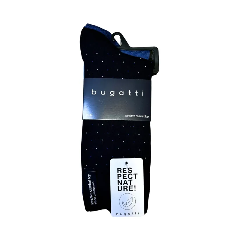 Bugatti Mens Socks 2 Pack 6383 Navy