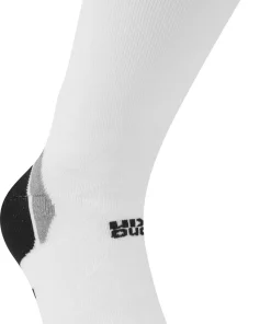 Hilly Marathon Fresh Crew Running Socks - White