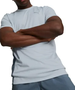 Puma Favourite Short Sleeve Mens Running Top - Grey