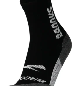 Brooks Ghost Crew Running Socks - Black