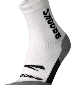 Brooks Ghost Crew Running Socks - White