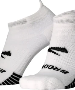 Brooks Ghost Lite No Show (2 Pack) Running Socks - White