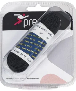 PRECISION FLAT LACES BLACK 100CM