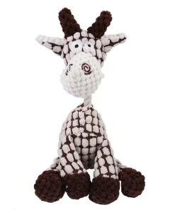 Plush Squeaky Giraffe Dog Toy – Soft Chew Toy for Small & Medium Dogs