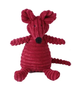 Plush Squeaky Mouse Dog Toy – Soft Chew Toy for Small & Medium Dogs