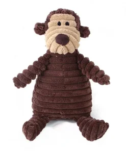 Plush Squeaky Monkey Dog Toy – Soft Chew Toy for Small & Medium Dogs