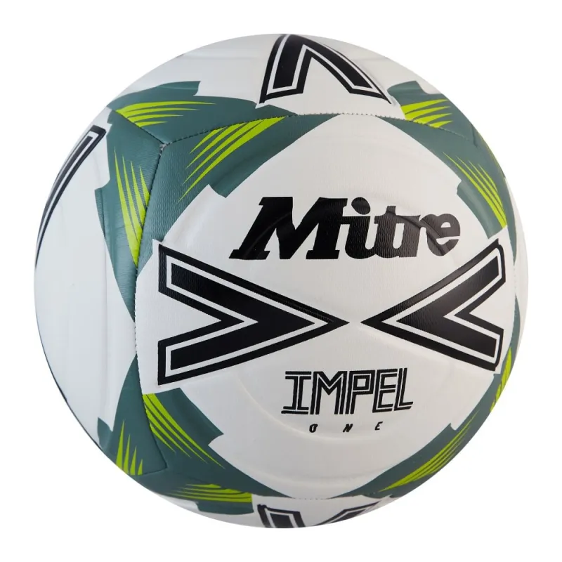 MITRE IMPEL ONE TRAINING FOOTBALL WHITE/BLACK/GREEN