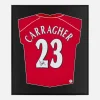 Framed Jamie Carragher Signed Shirt, Liverpool, Home 23 [Lite]