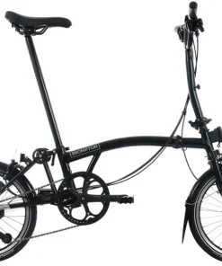 Brompton C Line 12-Speed Folding Bike - Black