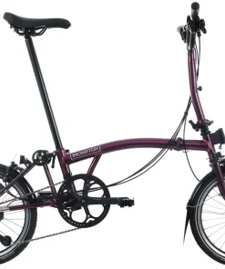 Brompton C Line 12-Speed Folding Bike - Amethyst Lacquer